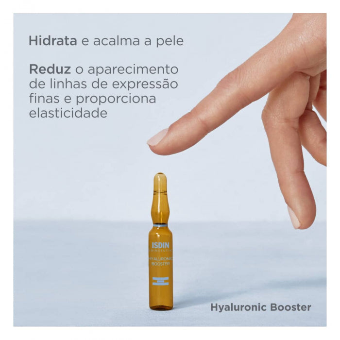 Isdin Isdinceutics Hyaluronic Booster Sérum Hidratante Ampolas 10un. - Imagem 4