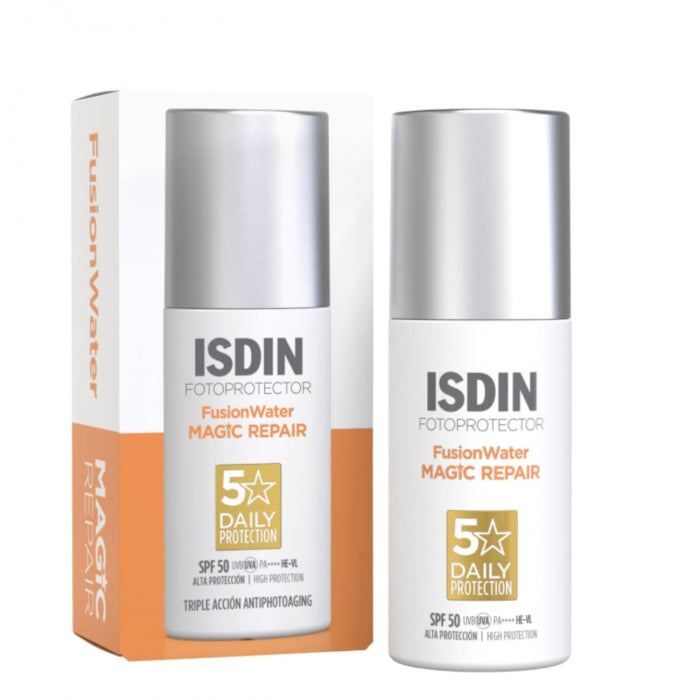 Isdin Fotoprotector Fusion Water Magic Repair FPS 50 50ml - Imagem 2
