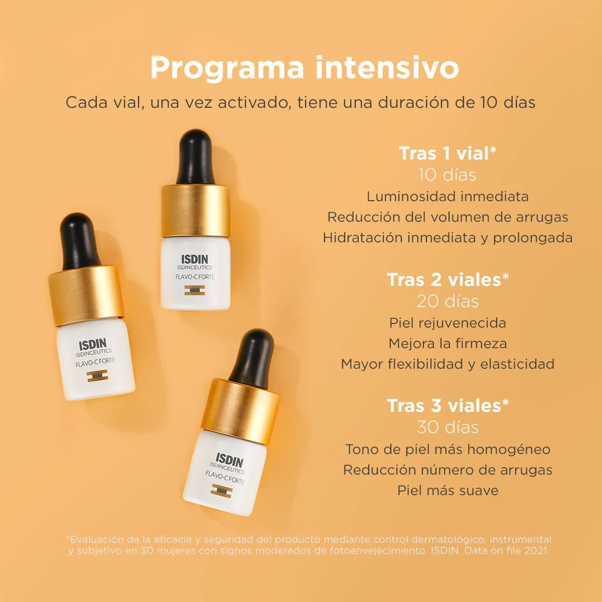Kit 3 Unidades - Flavo-C Forte 3 unidades – 5,3 ml Vitamina C Sérum Antioxidante Intensivo - Imagem 4