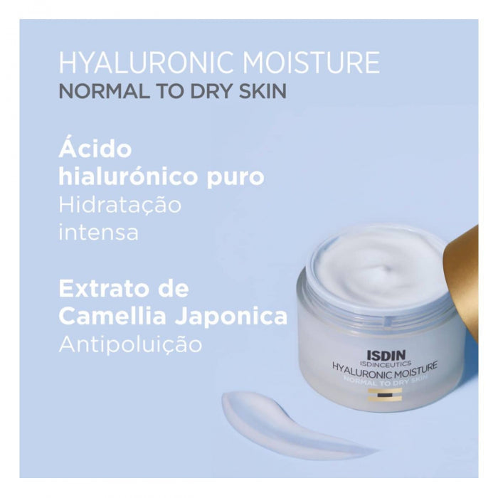ISDIN Isdinceutics Hyaluronic Moisture Creme Hidratante 50g - Imagem 3