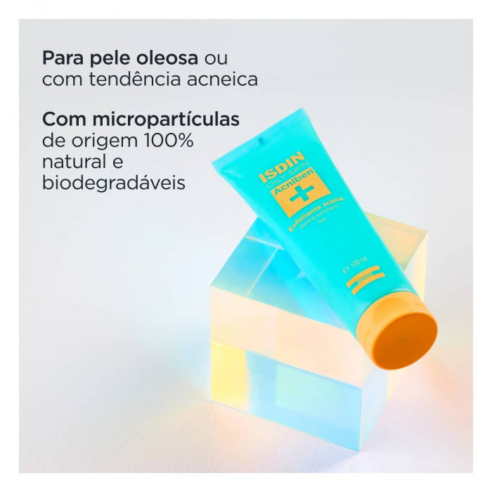 Isdin Oily Skin Acniben Esfoliante Suave 100ml - Imagem 3