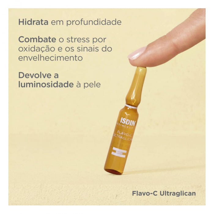 Isdin Isdinceutics Flavo-C Ampolas Ultraglican 30x2ml - Imagem 6