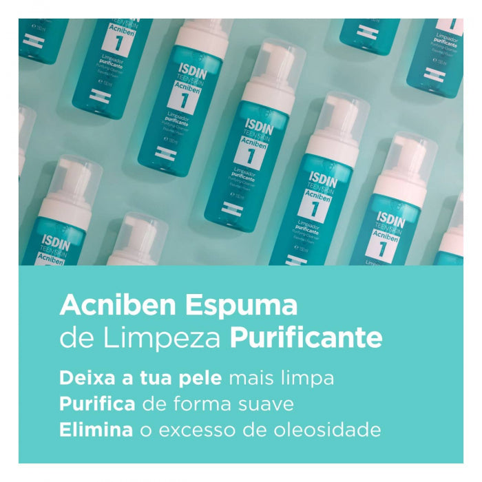 Isdin Teen Skin Acniben Espuma de Limpeza 150ml - Imagem 3